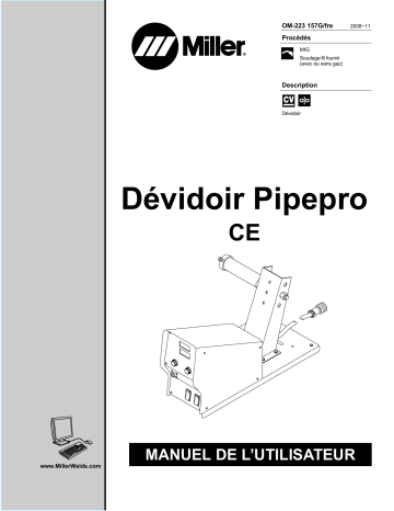 LF286232 | Manuel du propriétaire | Miller PIPEPRO SINGLE FEEDER CE Manuel utilisateur | Fixfr