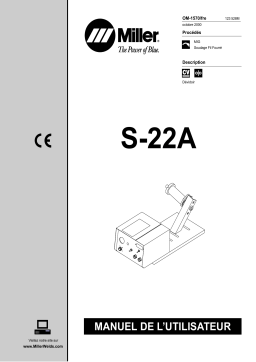 Miller S-22A Manuel utilisateur