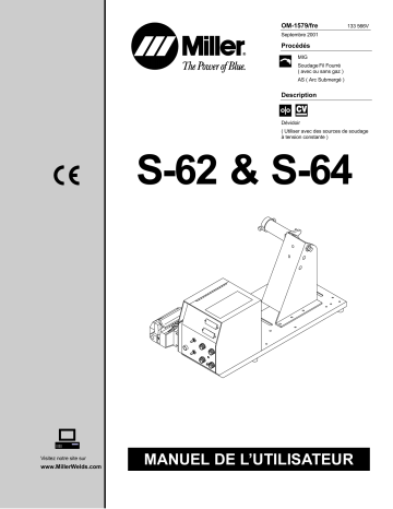 LB226361 | Manuel du propriétaire | Miller S-64 WIRE FEEDER Manuel utilisateur | Fixfr