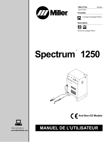 LE028793 | Manuel du propriétaire | Miller SPECTRUM 1250 Manuel utilisateur | Fixfr