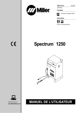 Miller SPECTRUM 1250 Manuel utilisateur