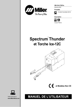 Miller SPECTRUM THUNDER Manuel utilisateur