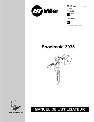 KB222222 | Manuel du propriétaire | Miller SPOOLMATE 3035 Manuel utilisateur | Fixfr