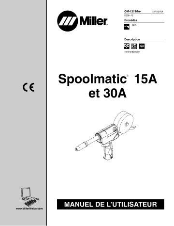 LG490001W | Manuel du propriétaire | Miller SPOOLMATIC 15A Manuel utilisateur | Fixfr