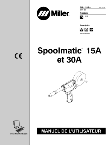 LG360912W | Manuel du propriétaire | Miller SPOOLMATIC 15A Manuel utilisateur | Fixfr