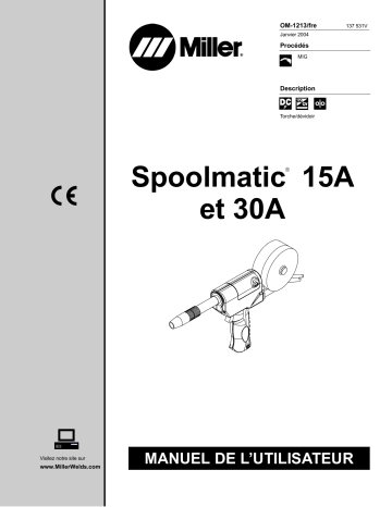 LE069022 | Manuel du propriétaire | Miller SPOOLMATIC 15A Manuel utilisateur | Fixfr