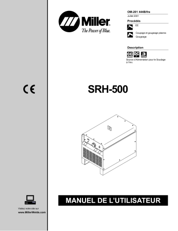 LB160794 | Manuel du propriétaire | Miller SRH-500 CE Manuel utilisateur | Fixfr