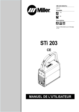 Miller Sti 203 CE Manuel utilisateur