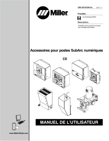MH160318G | Manuel du propriétaire | Miller SUBARC SYSTEM DIGITAL ACCESSORIES CE Manuel utilisateur | Fixfr