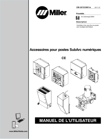 MH090106G | Manuel du propriétaire | Miller SUBARC SYSTEM DIGITAL ACCESSORIES CE Manuel utilisateur | Fixfr