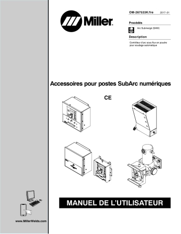 MH070246G | Manuel du propriétaire | Miller SUBARC SYSTEM DIGITAL ACCESSORIES CE Manuel utilisateur | Fixfr