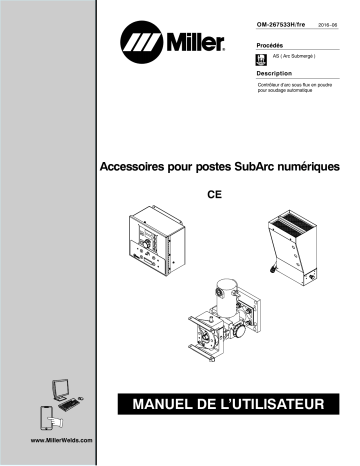 MG290166G | Manuel du propriétaire | Miller SUBARC SYSTEM DIGITAL ACCESSORIES CE Manuel utilisateur | Fixfr