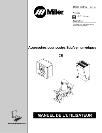 MG050197G | Manuel du propriétaire | Miller SUBARC SYSTEM DIGITAL ACCESSORIES CE Manuel utilisateur | Fixfr