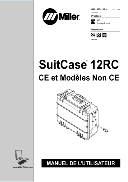 Miller SUITCASE 12RC CE Manuel utilisateur