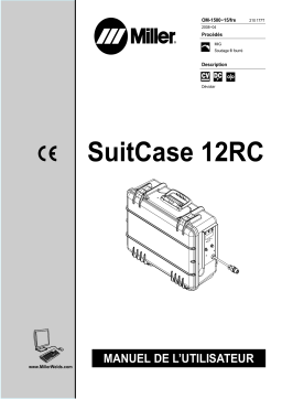 Miller SUITCASE 12RC CE Manuel utilisateur