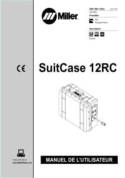 Miller SUITCASE 12RC CE Manuel utilisateur