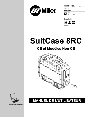 LK410036V | Manuel du propriétaire | Miller SUITCASE 8RC CE Manuel utilisateur | Fixfr