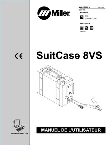 LH350366V | Manuel du propriétaire | Miller SUITCASE 8VS CE Manuel utilisateur | Fixfr