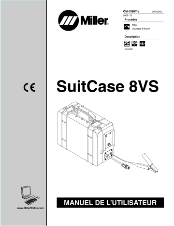 LG483259W | Manuel du propriétaire | Miller SUITCASE 8VS CE Manuel utilisateur | Fixfr