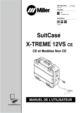 Miller SUITCASE X-TREME 12VS CE Manuel utilisateur