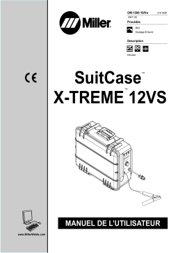 Miller SUITCASE X-TREME 12VS CE Manuel utilisateur