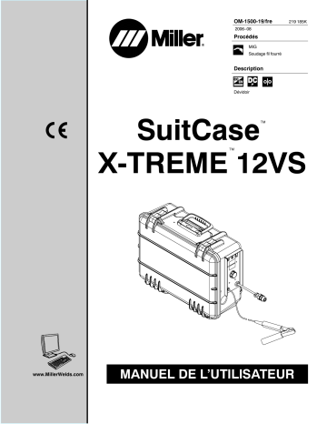 LG340697W | Manuel du propriétaire | Miller SUITCASE X-TREME 12VS CE Manuel utilisateur | Fixfr