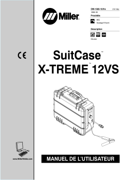 Miller SUITCASE X-TREME 12VS CE Manuel utilisateur