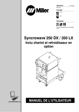 Miller SYNCROWAVE 250 DX Manuel utilisateur