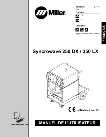 LH320115L | Manuel du propriétaire | Miller SYNCROWAVE 250 DX Manuel utilisateur | Fixfr
