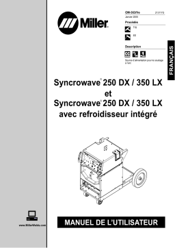 Miller SYNCROWAVE 250 DX Manuel utilisateur