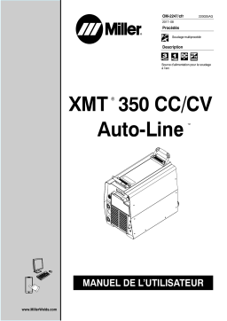 Miller XMT 350 CC/CV AUTO-LINE Manuel utilisateur