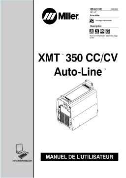 Miller XMT 350 CC/CV AUTO-LINE Manuel utilisateur
