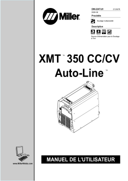 Miller XMT 350 CC/CV AUTO-LINE Manuel utilisateur