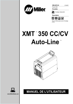 Miller XMT 350 CC/CV AUTO-LINE Manuel utilisateur