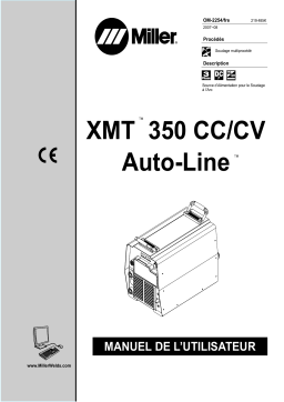 Miller XMT 350 CC/CV AUTO-LINE CE 907161012 Manuel utilisateur