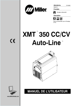 Miller XMT 350 CC/CV AUTO-LINE CE 907161012 Manuel utilisateur