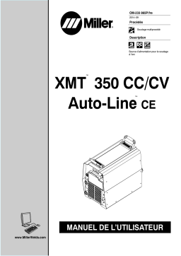Miller XMT 350 CC/CV AUTO-LINE CE 907371 Manuel utilisateur