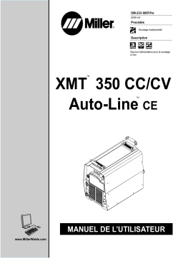 Miller XMT 350 CC/CV AUTO-LINE CE 907371 Manuel utilisateur