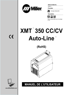 Miller XMT 350 CC/CV AUTO-LINE CE 907371 Manuel utilisateur