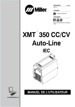 Miller XMT 350 CC/CV AUTO-LINE IEC 907161012 Manuel utilisateur