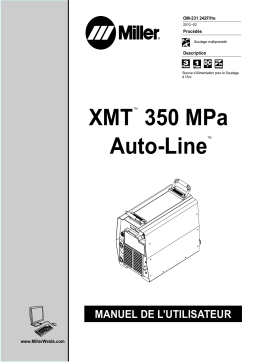 Miller XMT 350 MPA AUTO-LINE Manuel utilisateur