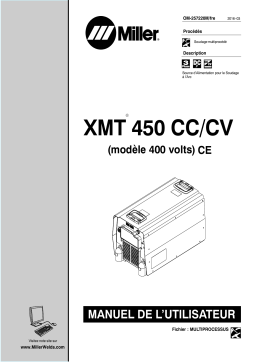 Miller XMT 450 CC/CV (400 VOLT MODEL) CE Manuel utilisateur