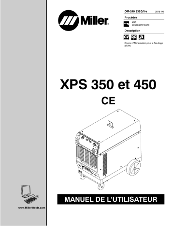 MF262203D | Manuel du propriétaire | Miller XPS 350 CE Manuel utilisateur | Fixfr