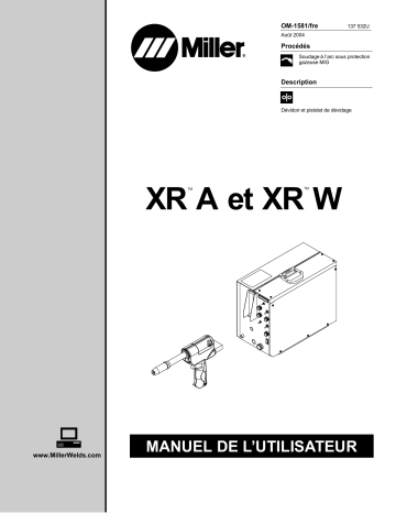 LE386664 | Manuel du propriétaire | Miller XR CONTROL AND XR A GUN Manuel utilisateur | Fixfr