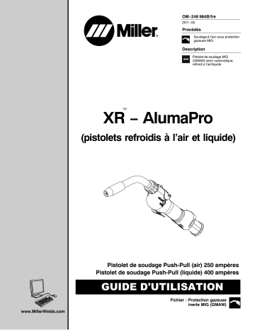 MB090002T | MD092221T | Manuel du propriétaire | Miller XR-ALUMAPRO CE Manuel utilisateur | Fixfr