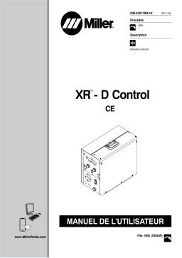 Miller XR-D CONTROL Manuel utilisateur