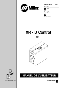 Miller XR-D CONTROL Manuel utilisateur