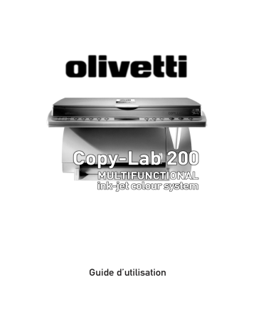 Manuel du propriétaire | Olivetti CopyLab 200 Manuel utilisateur | Fixfr