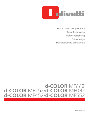 Manuel du propriétaire | Olivetti d-Color MF222 - MF282 - MF362 - MF452 - MF552 Manuel utilisateur | Fixfr