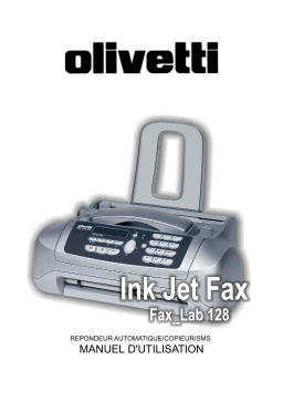 Olivetti Fax-Lab 128 Manuel utilisateur
